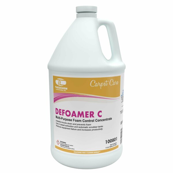 Theochem DEFOAMER C - 4/1 GL CASE, Defoamer Carpet Cleaner, 4PK 100801-99990-7G